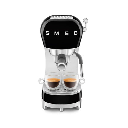 Smeg - Espresso Manual Coffee Machine Black (ECF02BLEU)