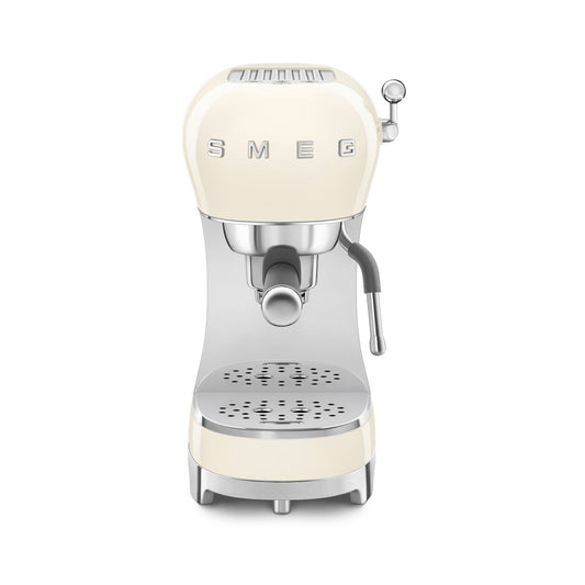 Smeg - Espresso Manual Coffee Machine Cream (ECF02CREU)