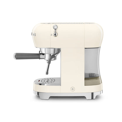 Smeg - Espresso Manual Coffee Machine Cream (ECF02CREU)