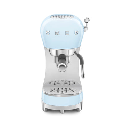 Smeg - Espresso Manual Coffee Machine Pastel Blue (ECF02PBEU)
