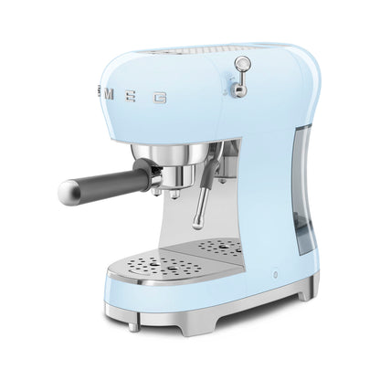Smeg - Espresso Manual Coffee Machine Pastel Blue (ECF02PBEU)