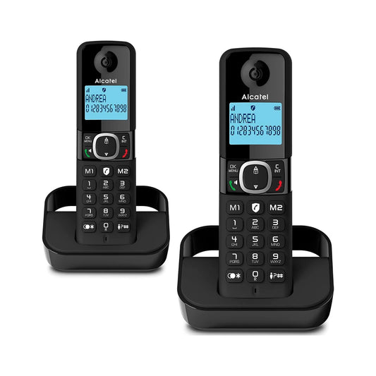 Alcatel - F860 Duo Deck Phone UK - Black