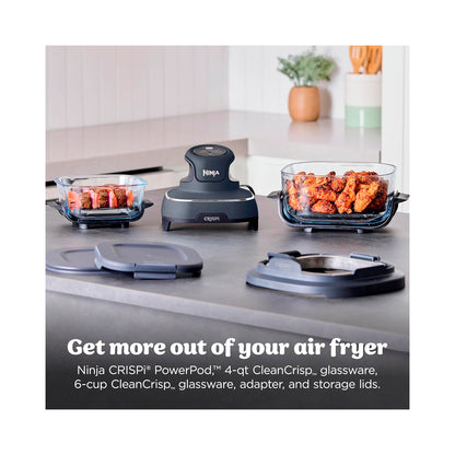 Ninja - CRISPi 4-in-1 Portable Glass Air Fryer (FN101EUGY)