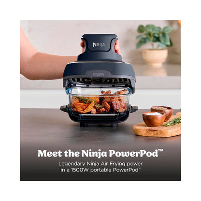 Ninja - CRISPi 4-in-1 Portable Glass Air Fryer (FN101EUGY)