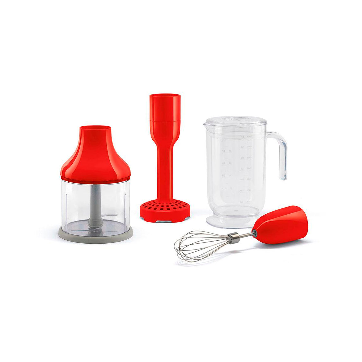 Smeg - 4 Accesories Set Red Beaker (HBAC01RD)