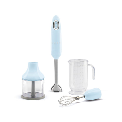 Smeg - Hand Blender Pastel Blue + Accessories (HBF03PBEU)