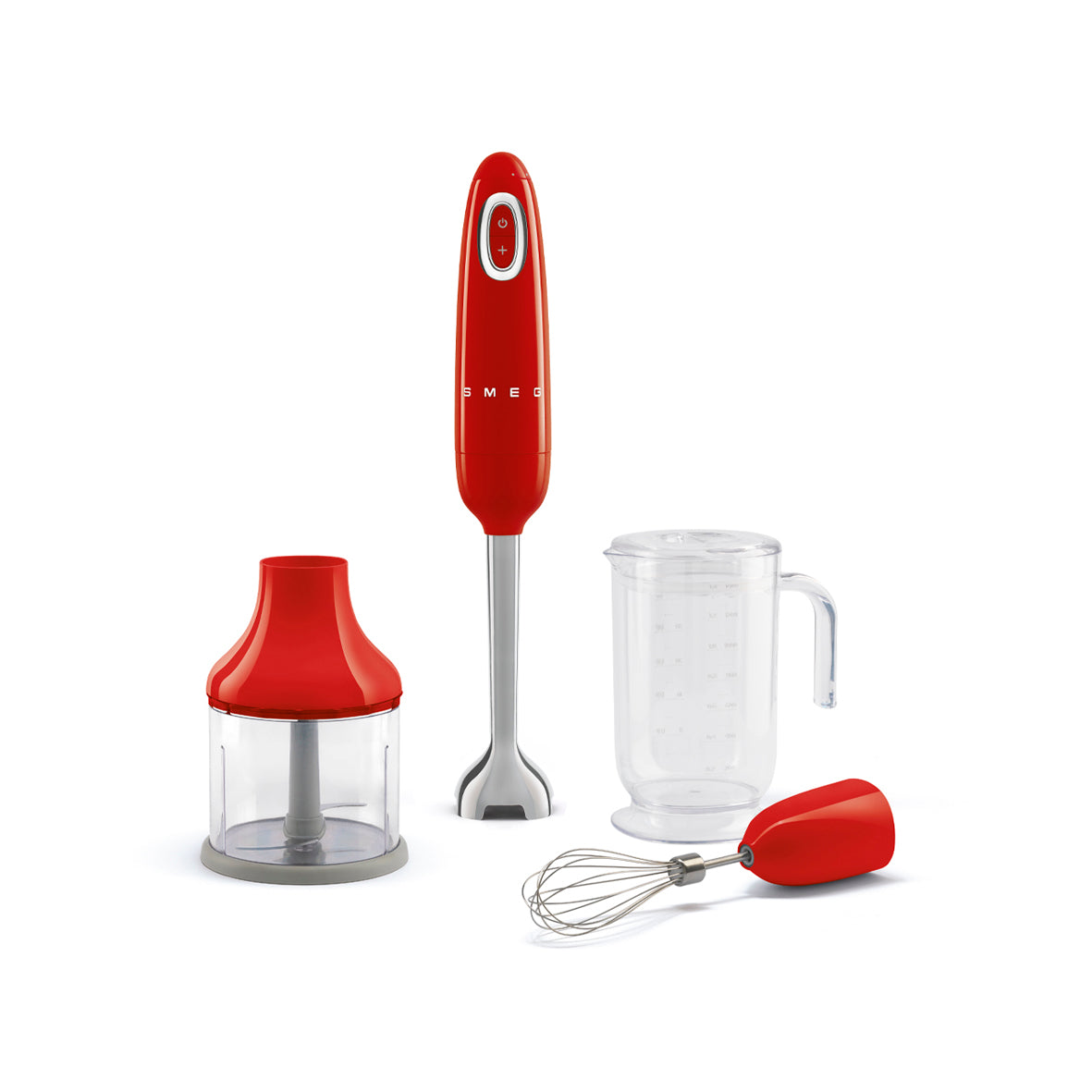 Smeg - Hand Blender Red + Accessories ( HBF03RDEU)