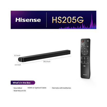 Hisense - Soundbar  (HS205G)