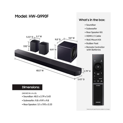 Samsung - Soundbar (HWQ990F)