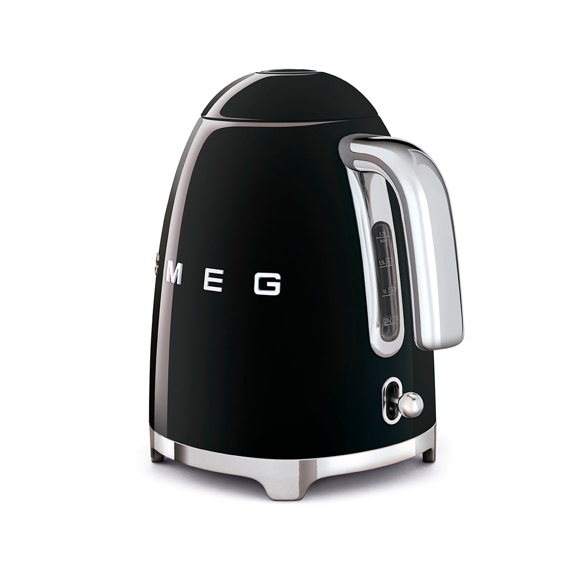 Smeg - Kettle Black 1.7L (KLF03BLEU)
