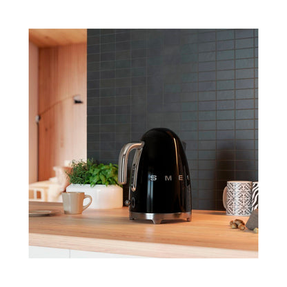 Smeg - Kettle Black 1.7L (KLF03BLEU)