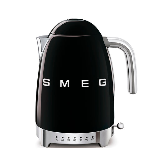 Smeg - Kettle Black 1.7L (KLF04BLEU)