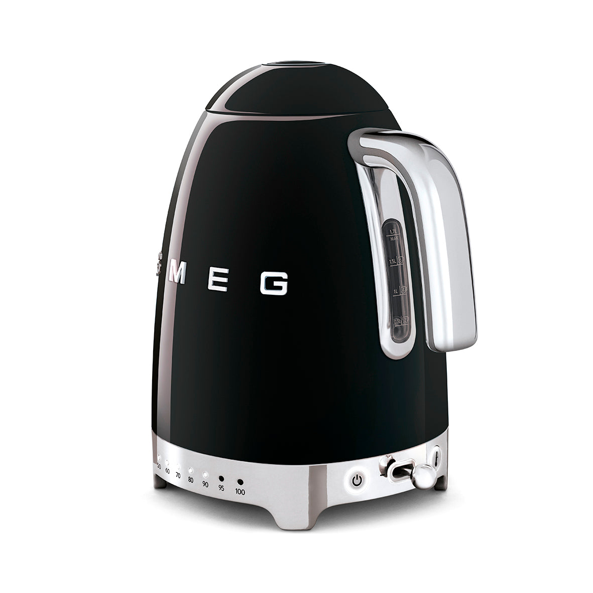 Smeg - Kettle Black 1.7L (KLF04BLEU)