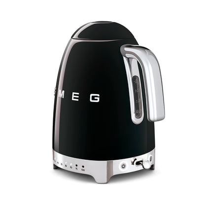 Smeg - Kettle Black 1.7L (KLF04BLEU)