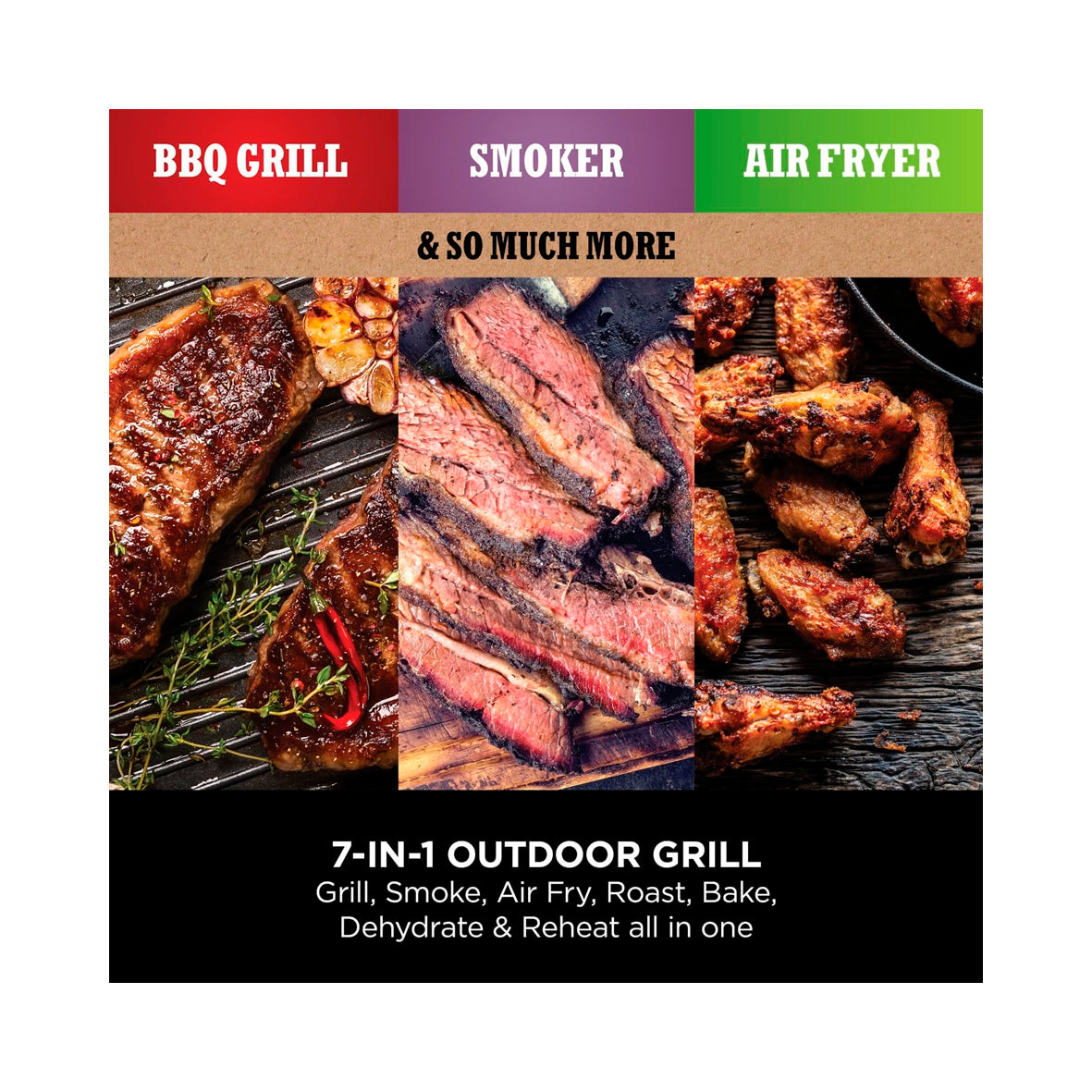 Ninja - Woodfire Electric BBQ Grill & Smoker (OG701EU)