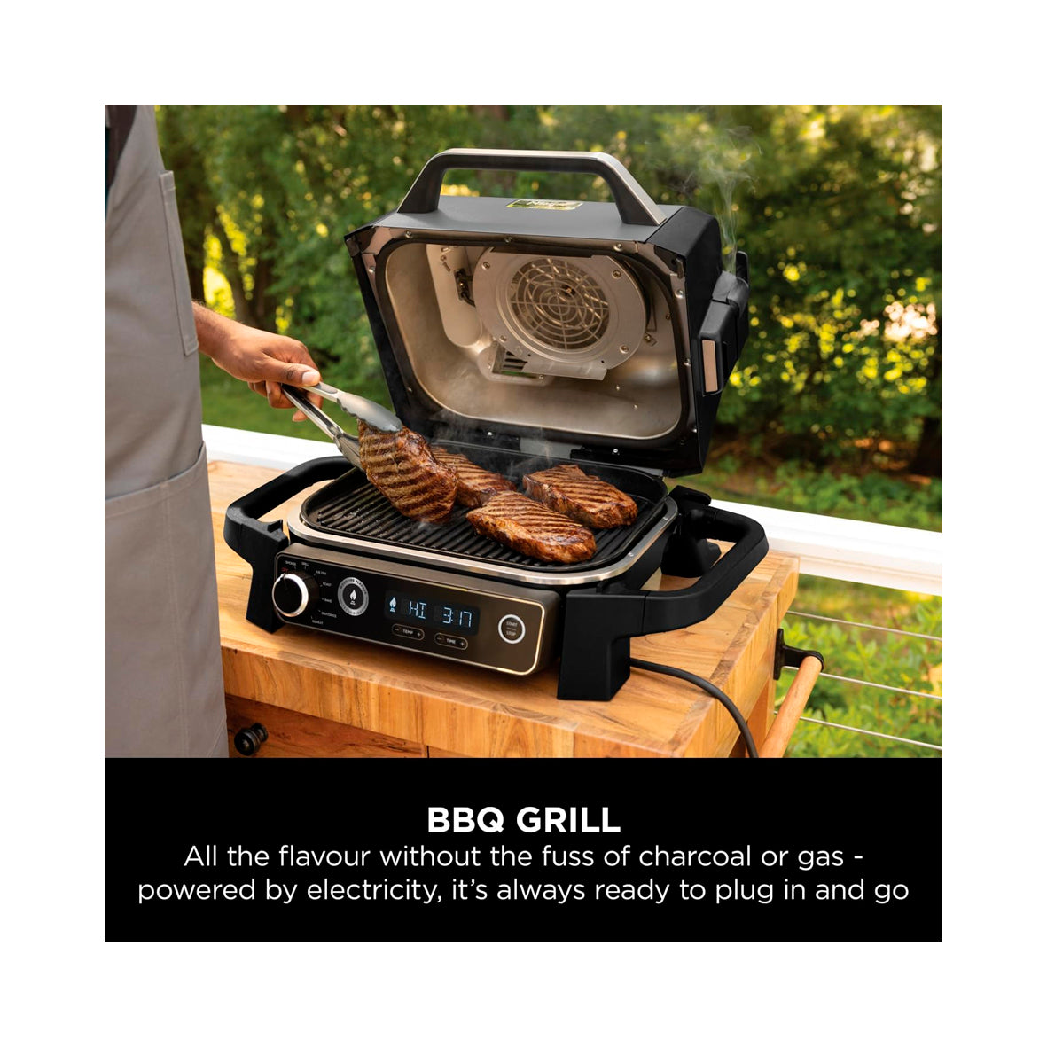 Ninja - Woodfire Electric BBQ Grill & Smoker (OG701EU)