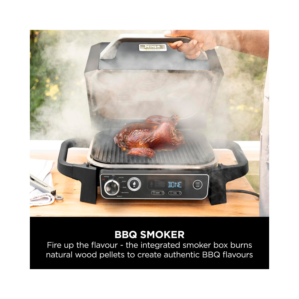 Ninja - Woodfire Electric BBQ Grill & Smoker (OG701EU)