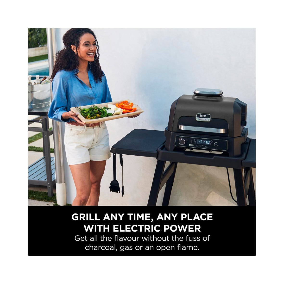 Ninja - Woodfire Pro XL Electric Grill (OG850EU)