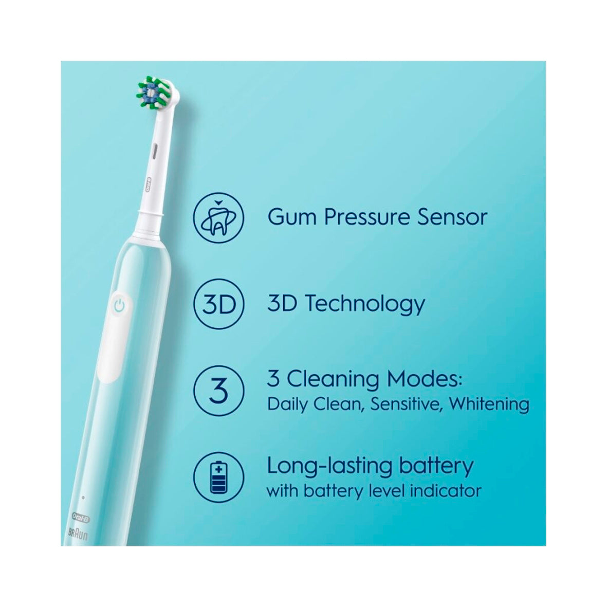 Braun - Oral-B Pro Series 1 Duo Pack - electric toothbrush, black / blue