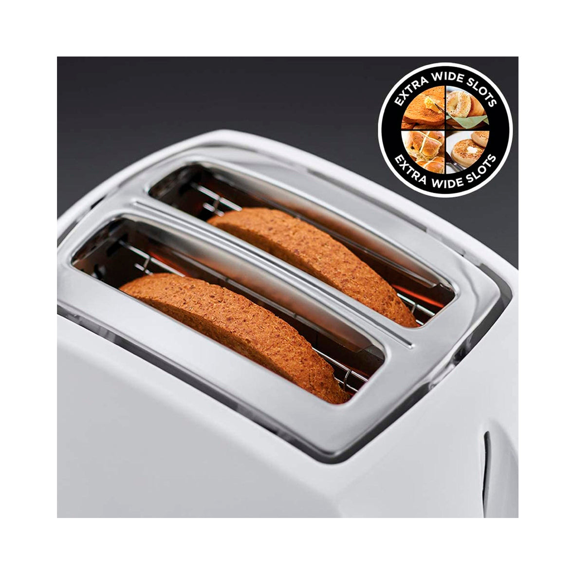 Russel Hobs - Toaster White (RH21640)