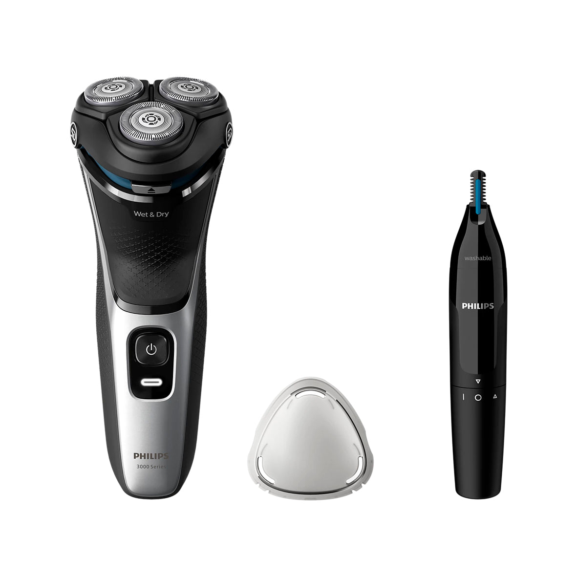 Philips - Shaver 3000 Series S3143/02 + Nose/Ear Trimmer (NT1650)