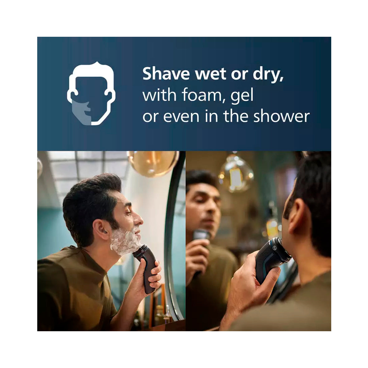 Philips - Body Shaver Series 3000 with Battery (S3243/12)