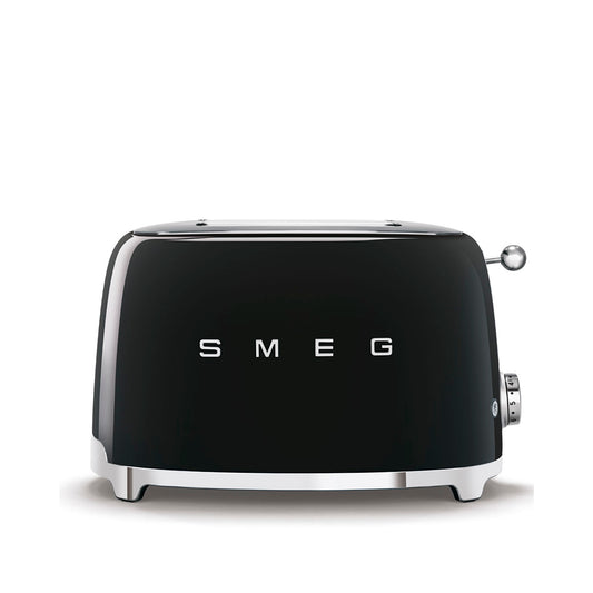 Smeg - Toaster2 Slice, 2 Slot Black (TSF01BLEU)