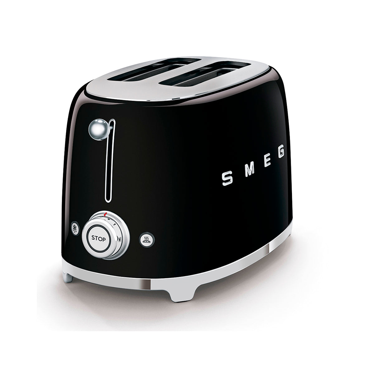 Smeg - Toaster2 Slice, 2 Slot Black (TSF01BLEU)