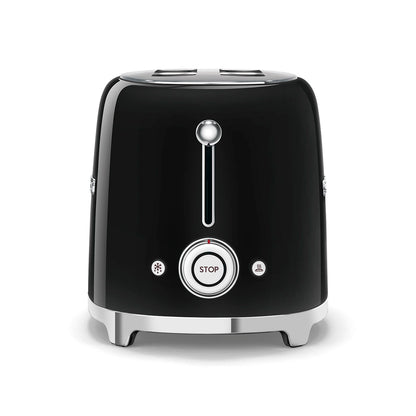 Smeg - Toaster2 Slice, 2 Slot Black (TSF01BLEU)