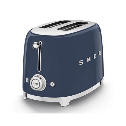 Smeg - Toaster 2 Slice, 2 Slot Bright Navy Blue (TSF01NBEU)