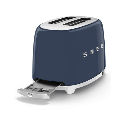 Smeg - Toaster 2 Slice, 2 Slot Bright Navy Blue (TSF01NBEU)