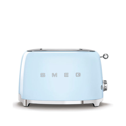 Smeg - Toaster 2 Slice, 2 Slot Pastel Blue (TSF01PBEU)