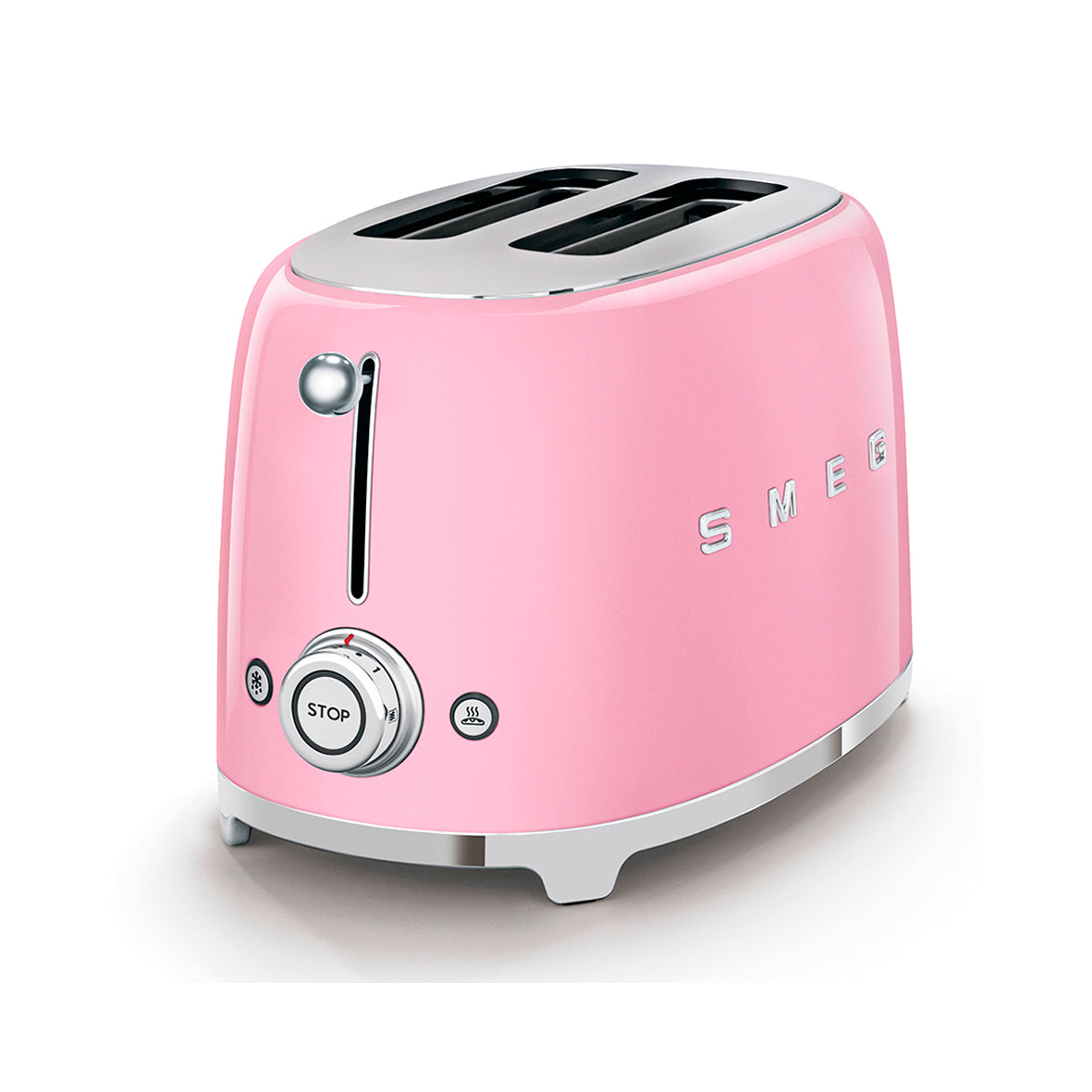 Smeg - Toaster 2 Slice, 2 Slot Pink (TSF01PKEU)