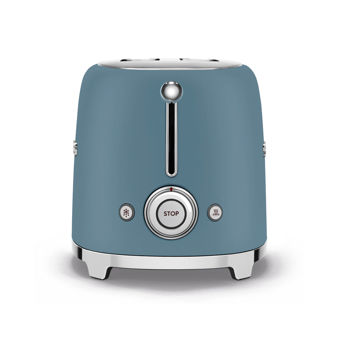 Smeg - Toaster 2 Slice, 2 Slot Matt Storm Blue (TSF01SBMEU)