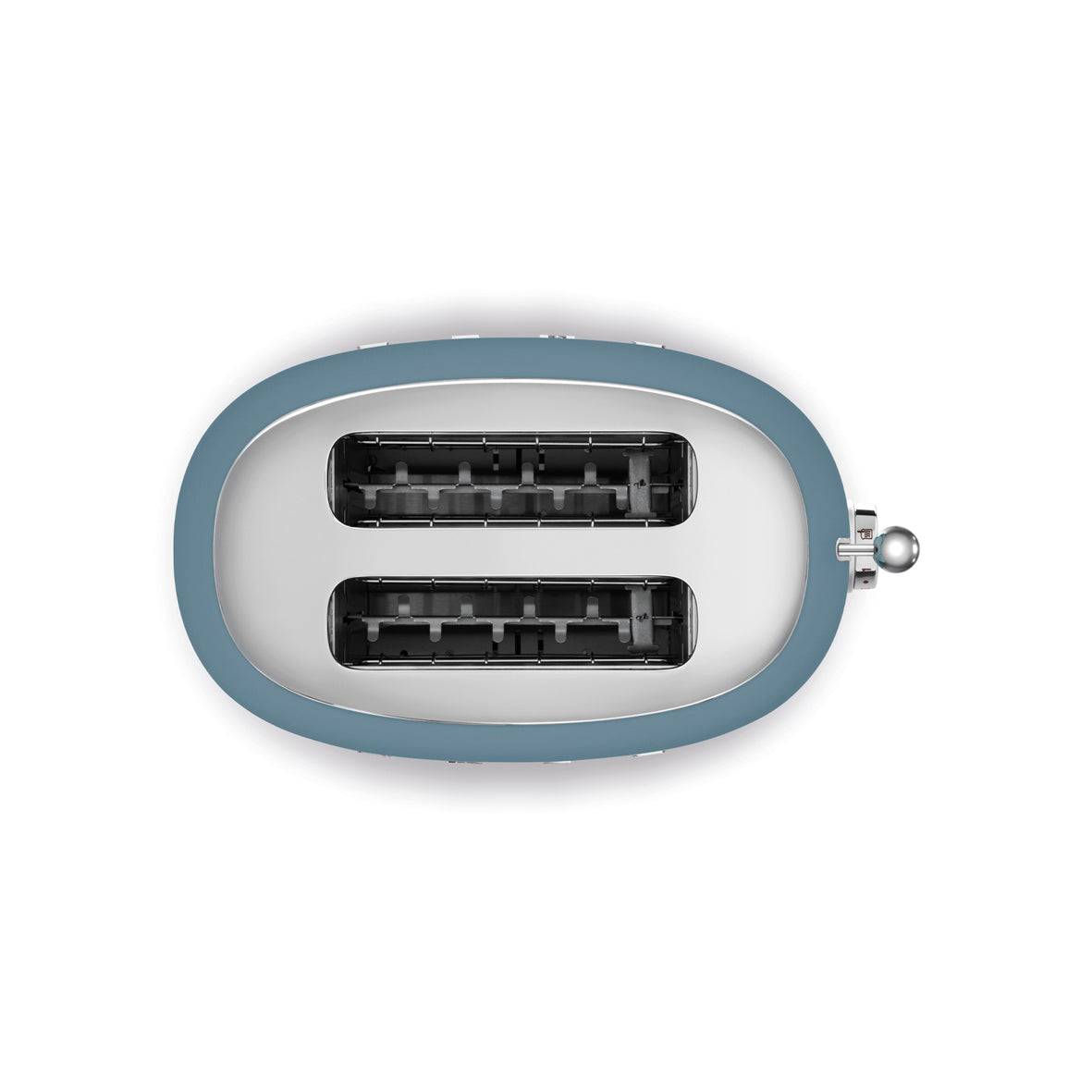 Smeg - Toaster 2 Slice, 2 Slot Matt Storm Blue (TSF01SBMEU)