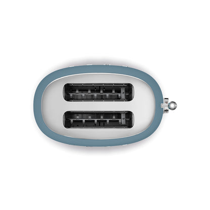 Smeg - Toaster 2 Slice, 2 Slot Matt Storm Blue (TSF01SBMEU)