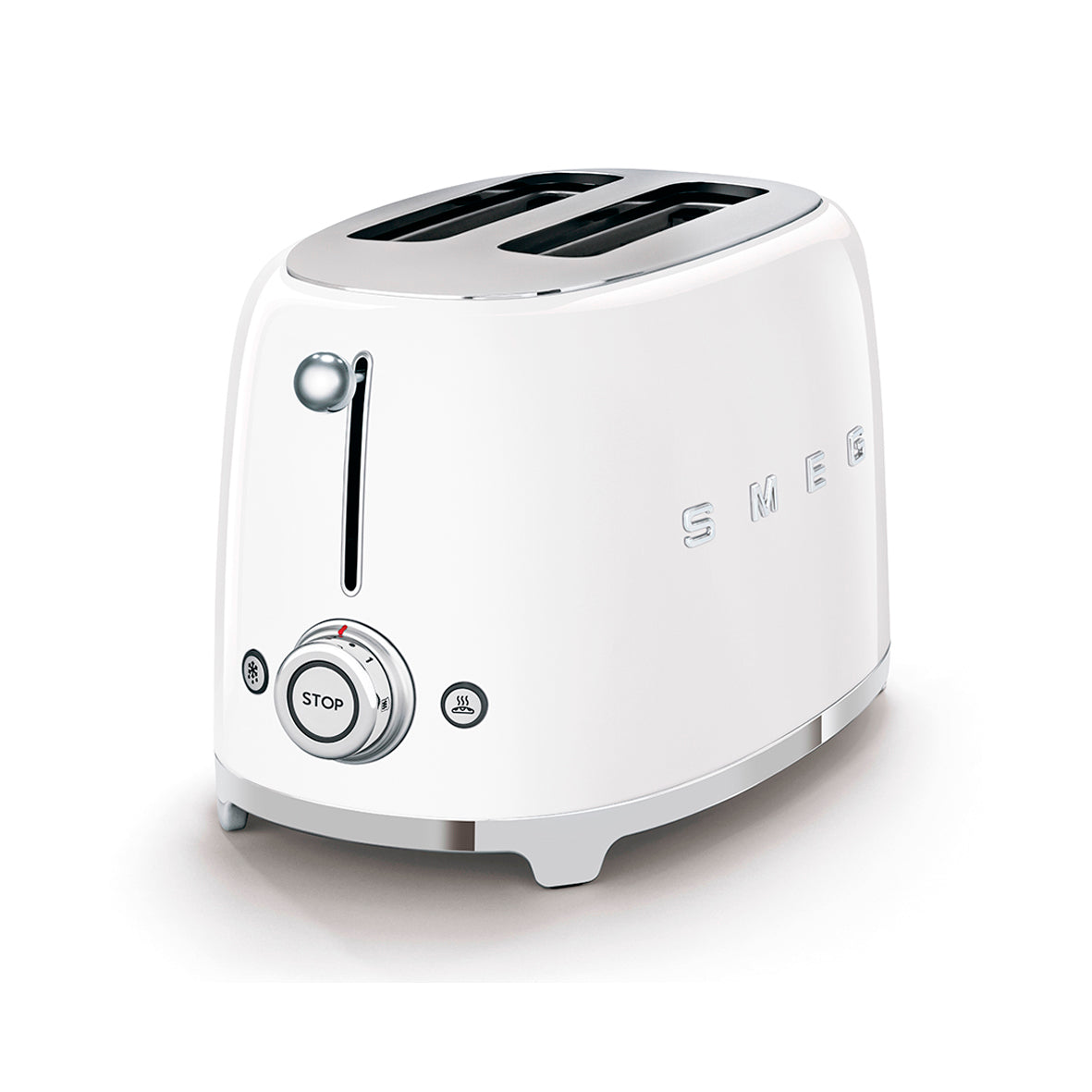 Smeg - Toaster 2 Slice, 2 Slot White (TSF01WHEU)
