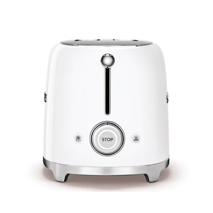 Smeg - Toaster 2 Slice, 2 Slot White (TSF01WHEU)