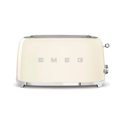 Smeg - Toaster 4 Slice, 2 Long Slot Cream (TSF02CR)
