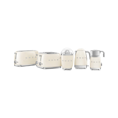 Smeg - Toaster 4 Slice, 2 Long Slot Cream (TSF02CR)