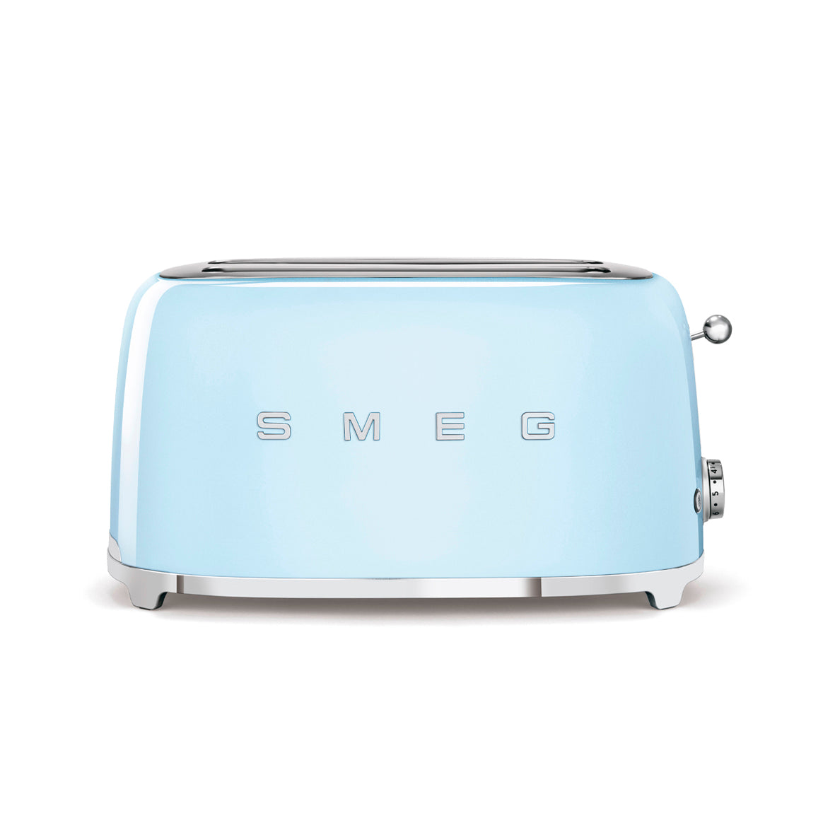 Smeg - Toaster 4 Slice, 2 Long Slot Pastel Blue (TSF02PBEU)