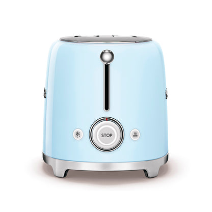 Smeg - Toaster 4 Slice, 2 Long Slot Pastel Blue (TSF02PBEU)