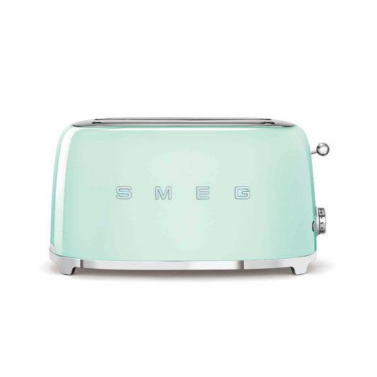 Smeg - Toaster 4 Slice, 2 Long Slot Pastel Green (TSF02PGEU)