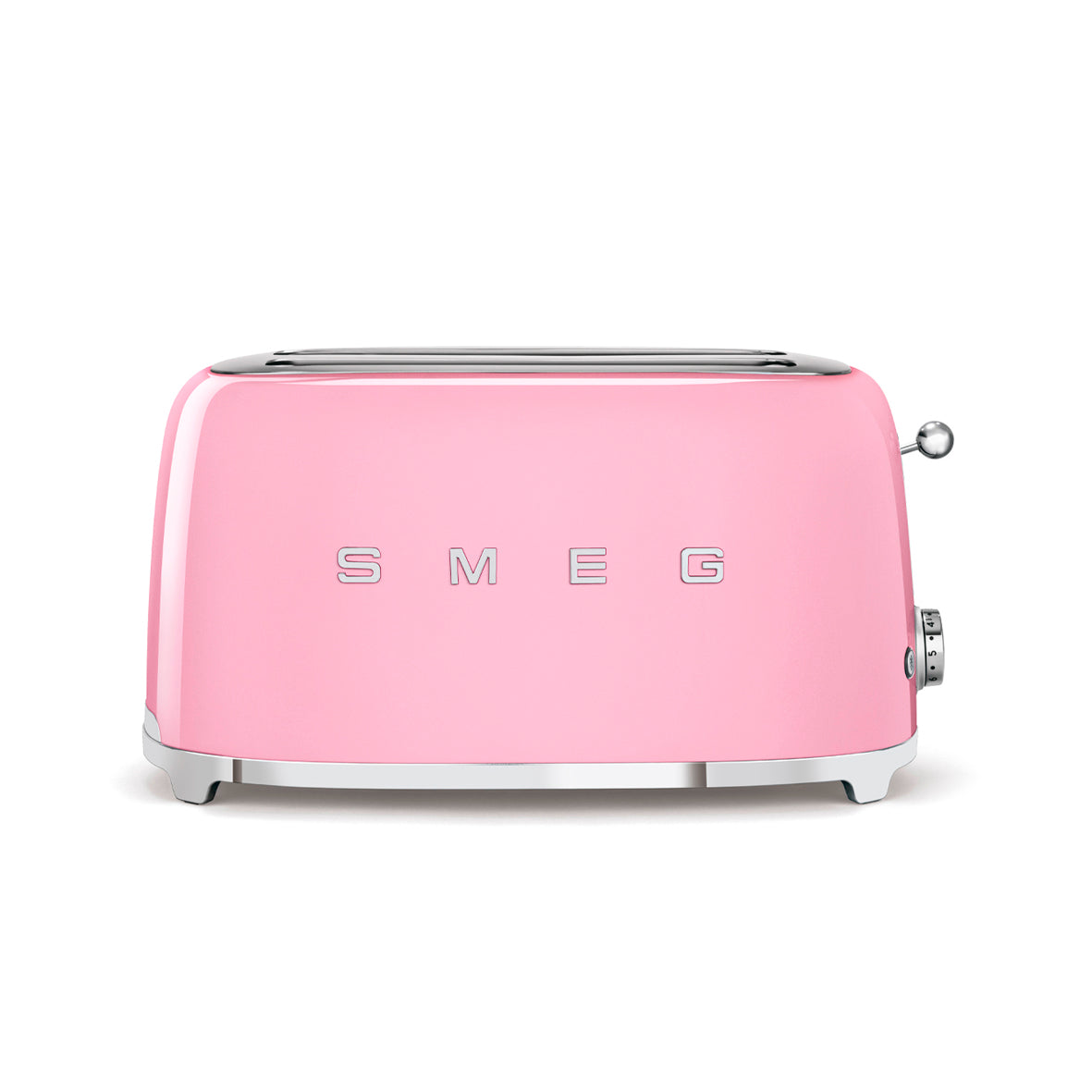 Smeg - Toaster 4 Slice, 2 Long Slot Gloss Pink (TSF02PKEU)