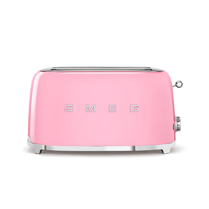 Smeg - Toaster 4 Slice, 2 Long Slot Gloss Pink (TSF02PKEU)