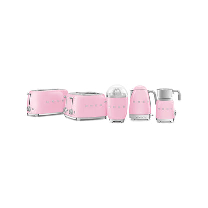 Smeg - Toaster 4 Slice, 2 Long Slot Gloss Pink (TSF02PKEU)