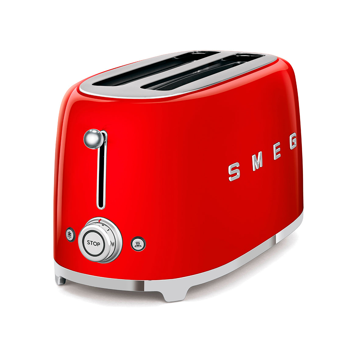 Smeg - Toaster 4 Slice, 2 Long Slot Red (TSF02RDEU)
