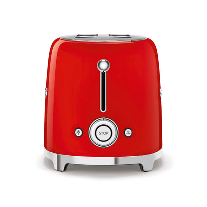 Smeg - Toaster 4 Slice, 2 Long Slot Red (TSF02RDEU)