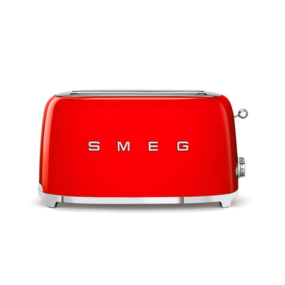 Smeg - Toaster 4 Slice, 2 Long Slot Red (TSF02RDEU)