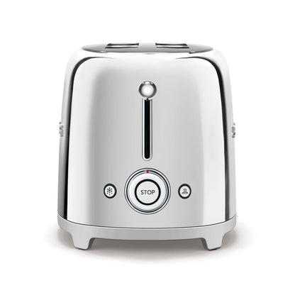 Smeg - Toaster 4 Slice, 2 Long Slot Steel (TSF02SSEU)